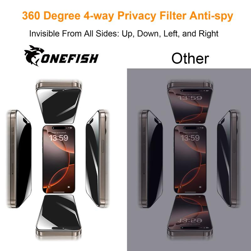 360° Privacy Screen Protector 2 Pack, for Iphone