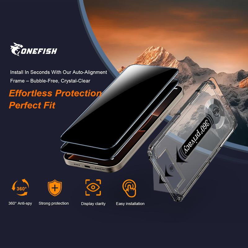 360° Privacy Screen Protector 2 Pack, for Iphone